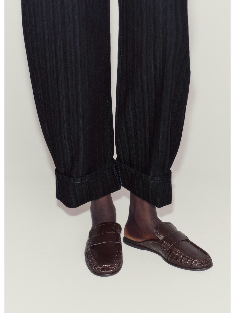Zara Leather Slingback Loafer - cognac brown - 7
🤎🤎